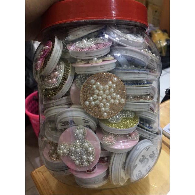 popsoket mutiara / stand hp / pop socket / phone holder