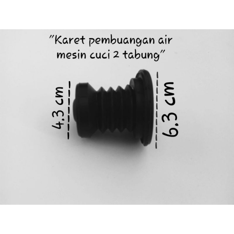 2 Pcs Seal Sil Karet Pembuangan Air Below Spare Part Suku Cadang Asesoris Aksesoris Acecoris Accecor