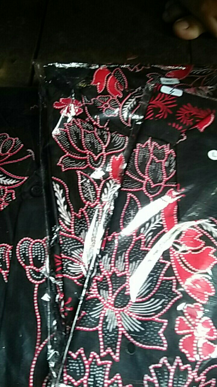 Batik Couple Keluarga Sania Ruffle Ori Ndoro Jowi Dnt Motif Sakura Merah Termurah