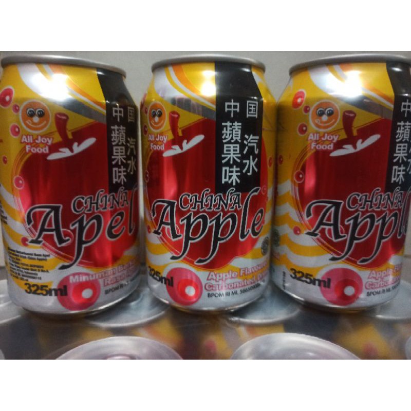 

CHINA APPLE / MINUMAN IMLEK / APPLE / MINUMAN SODA KALENG