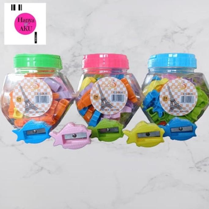 

Serutan Toples Isi 24 lucu Rautan Mini karakter anak
