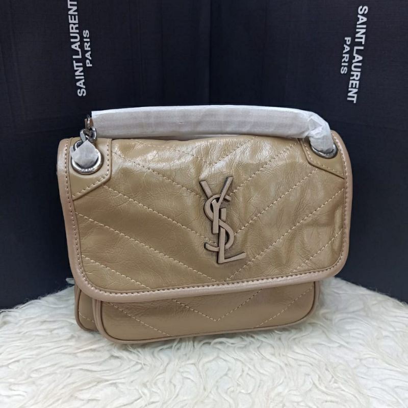 YSL Niki bag Cream SMALL size 22cm