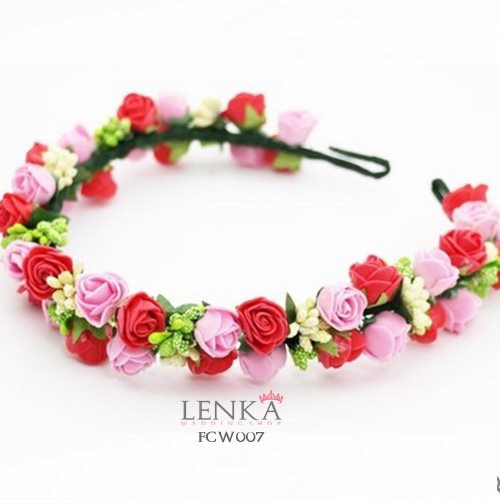 [READY STOK] FLOWER CROWN WEDDING PESTA PENGANTIN AKSESORIS BANDO FCW007