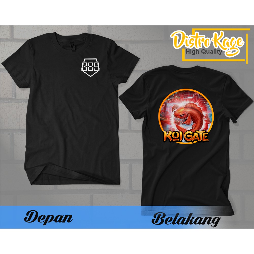 KAOS PRIA DEPAN BELAKANG GAME SLOT THE KOI GATE TOGEL TOTO 389