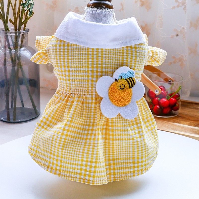 Sunflower bee dress