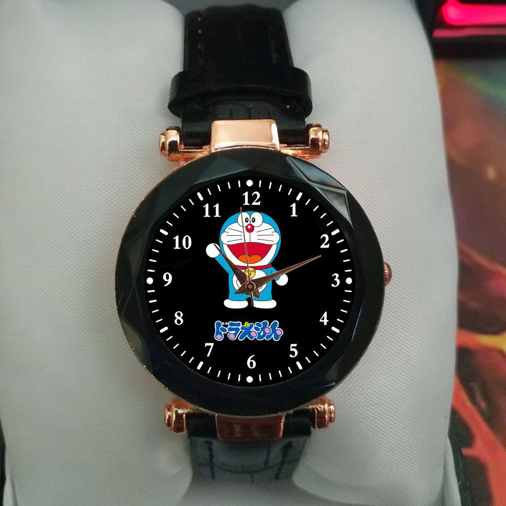 Jam Tangan Wanita Custom Doraemon
