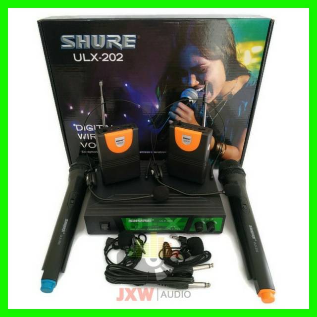 MIC SHURE ULX 202 / MICROPHONE WIRELESS SHURE ULX-202 / MICROPHONE ULX202  (DAPAT 6 BH MIC)