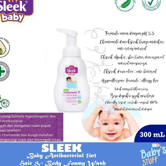 SPOT SLEEK FOAMY AND BODY WASH 300ML