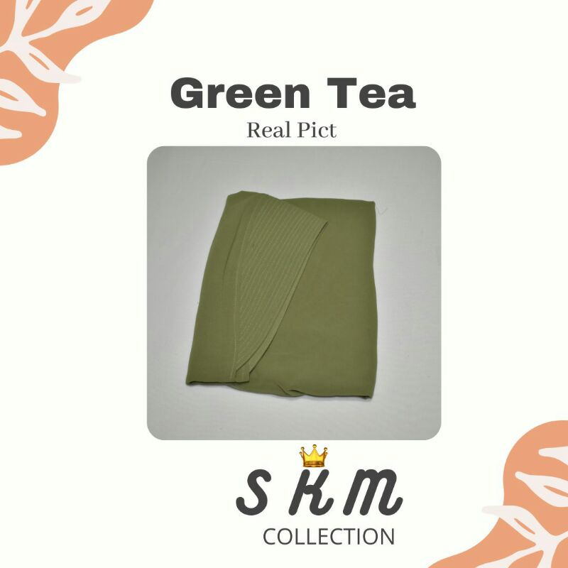 khimar instan LV ceruty beby doll premium hijab/ jilbab / kerudung LV ceruty dua layer premium-grenty