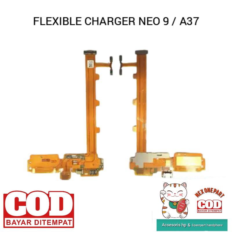 FLEXIBLE FLEKSIBEL FLEXIBEL CONECTOR KONEKTOR CHARGER CAS OPPO NEO 9 A37 A37F ORIGINAL