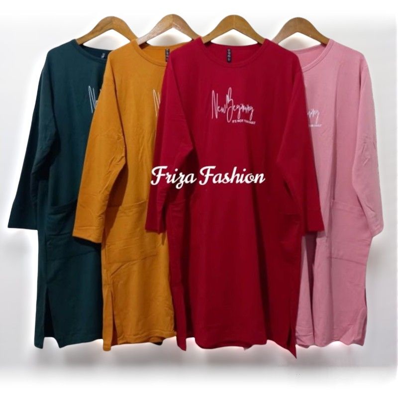 TUNIK JUMBO TERBARU / TUNIK KAOS MUSLIMAH