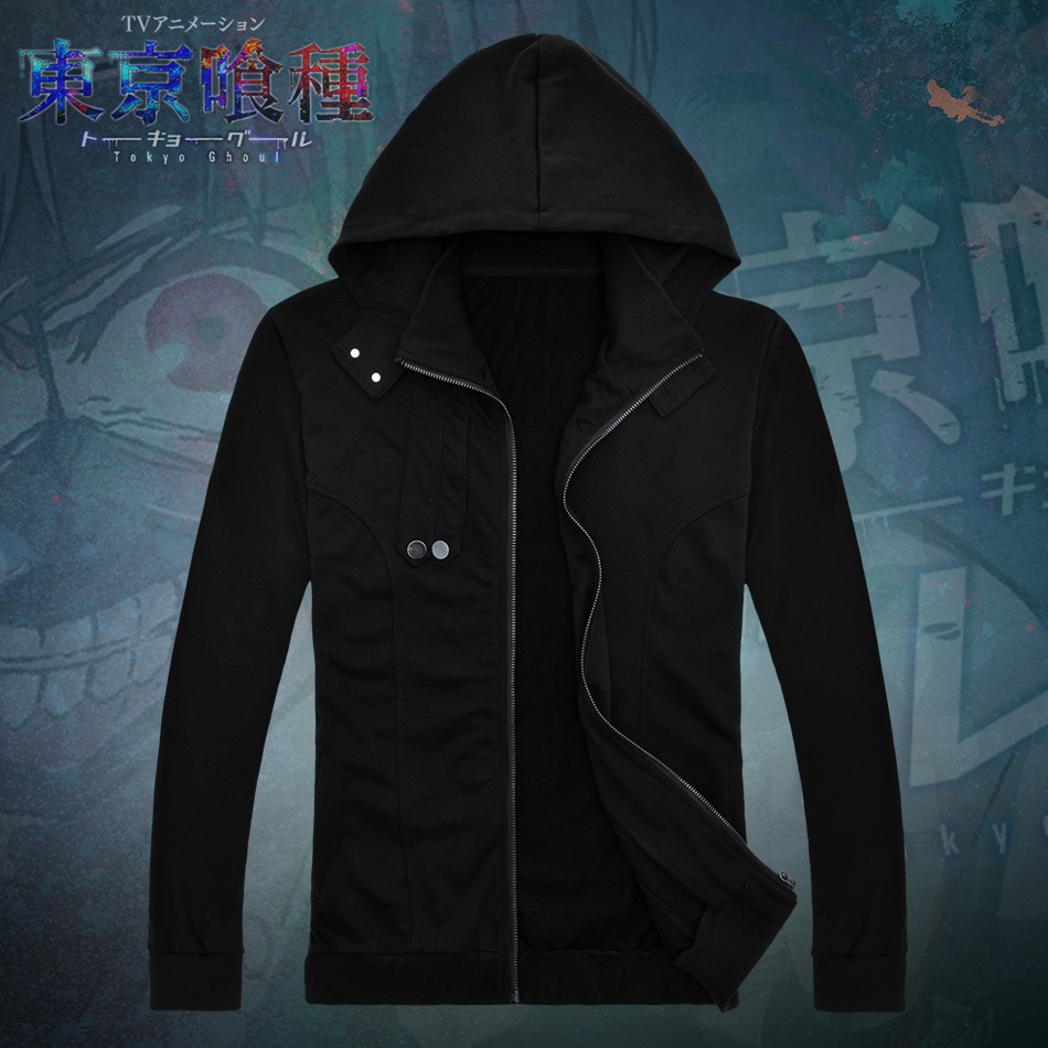 JAKET SWEATER ANIME TOKYO GHOUL KANEKI POLOS