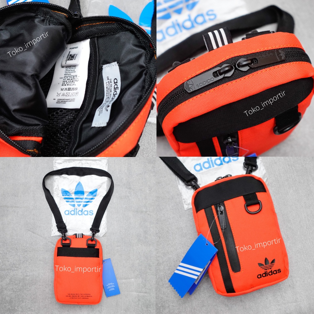 Tas Slingbag Adidas Mini Trefoil / Tas Selempang Pria Impor Mirror ORI