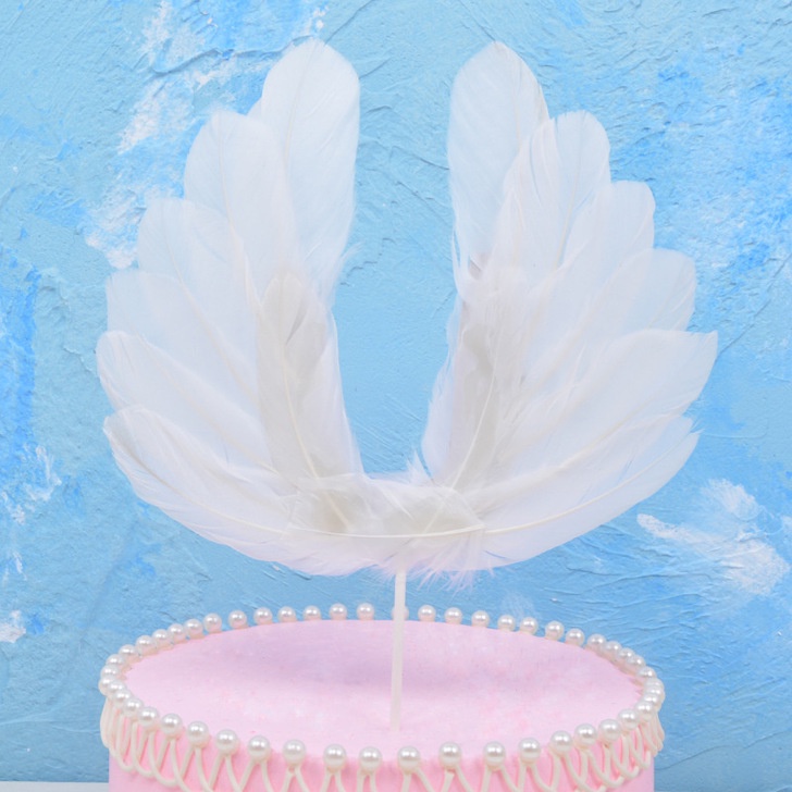 Cake Topper Hiasan Kue Bulu Sayap