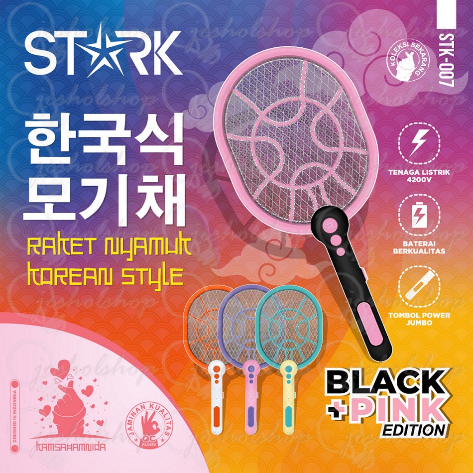 Stark Raket Nyamuk STK-007 ( Pakai Kabel Charger )