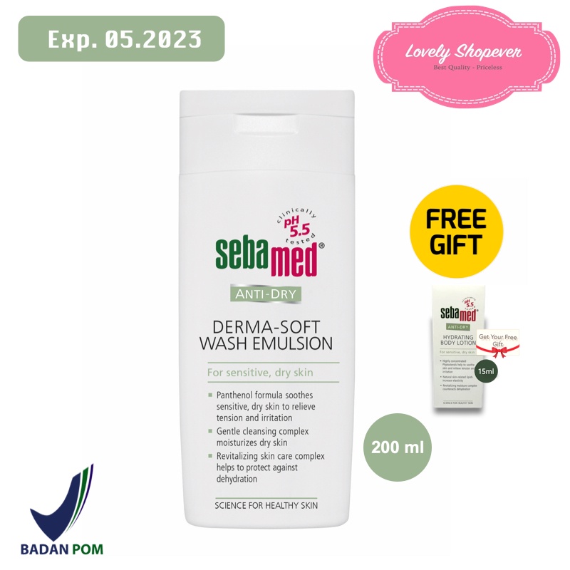 SEBAMED ANTI DRY Derma Soft Wash Emulsion 200 ML 200ML