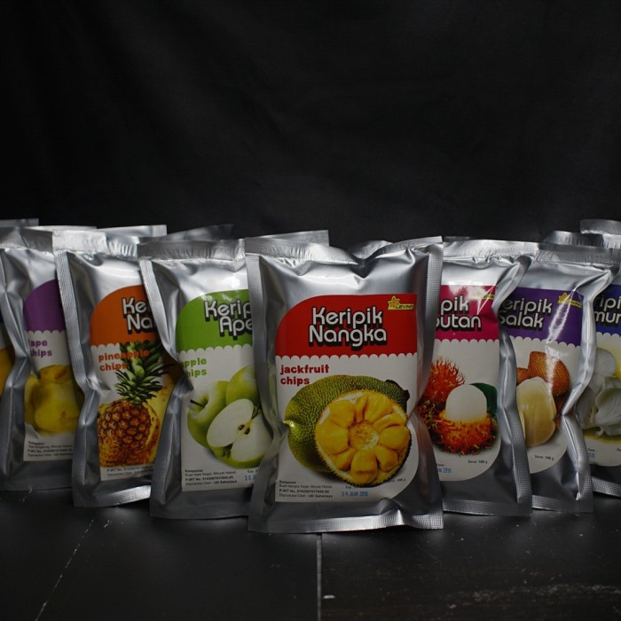 

TERLARIS Kripik buah Levina paket isi 10 keripik oleh oleh Malang