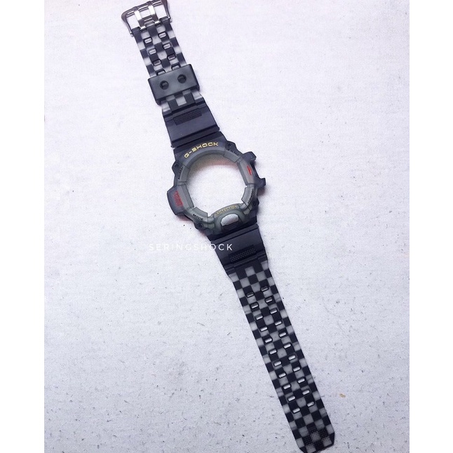 BNB Gshock GW9400 Rangeman CHECKERBOARD Strap Besel Casio G-shock