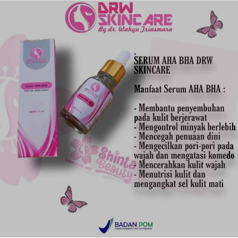 Serum AHA BHA Drw Skincare / Serum Jerawat / Serum bekas jerawat / Serum Jerawat Aman