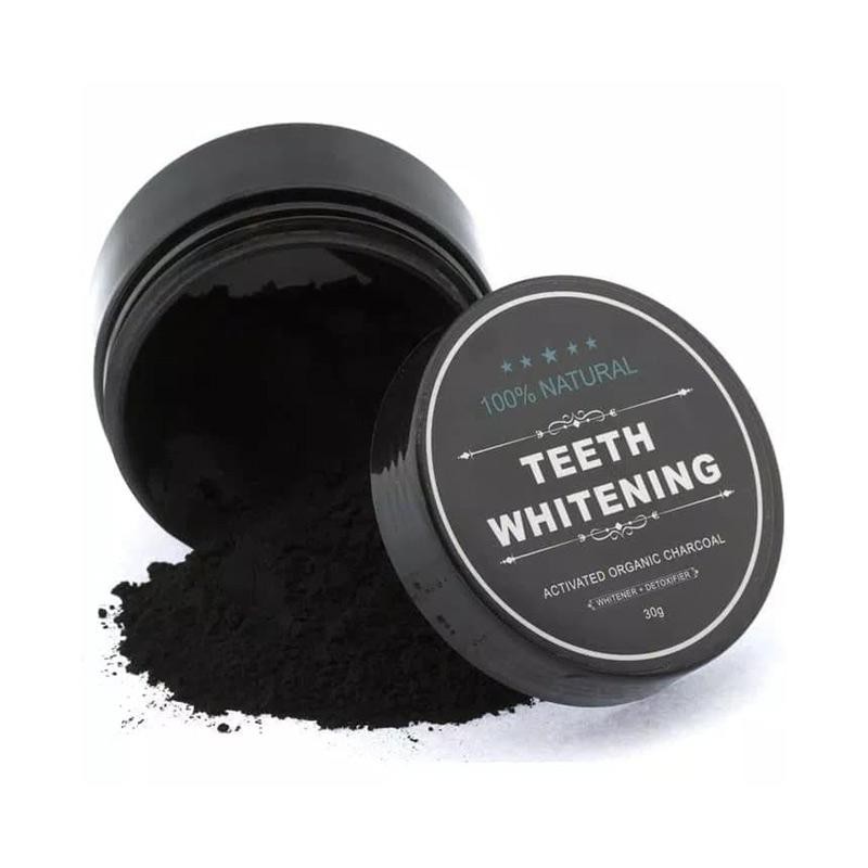 Teeth Whitening Charcoal Powder Pemutih dan Pembersih Gigi asli 100% Original