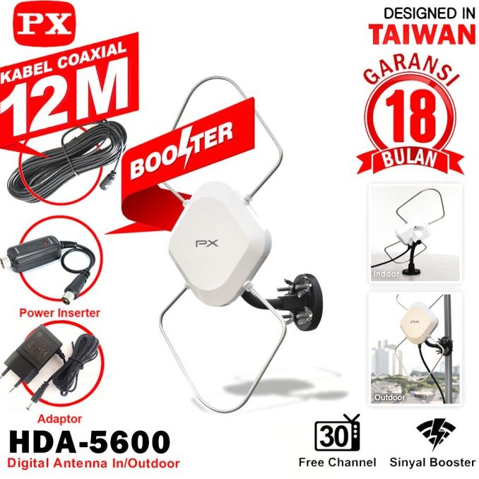 Antena Tv Indoor/Outdoor Px Hda 5600 Antena Digital Hda5600