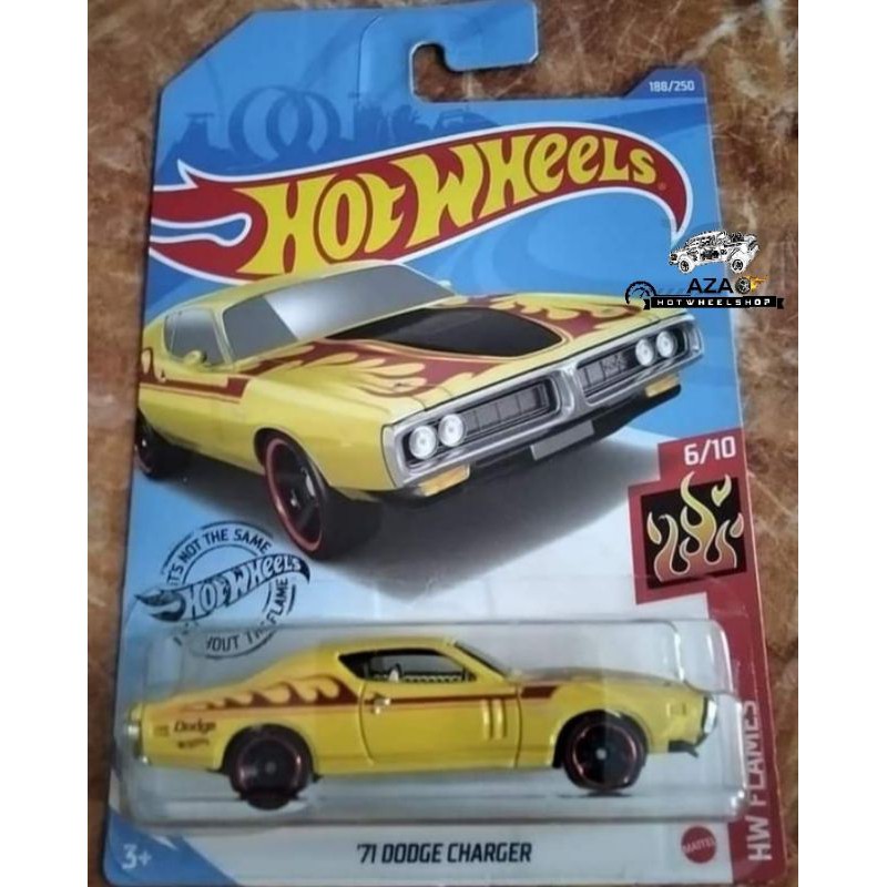 Hot Wheels '71 Dodge Charger HW Real Car Hotwheels Reguler