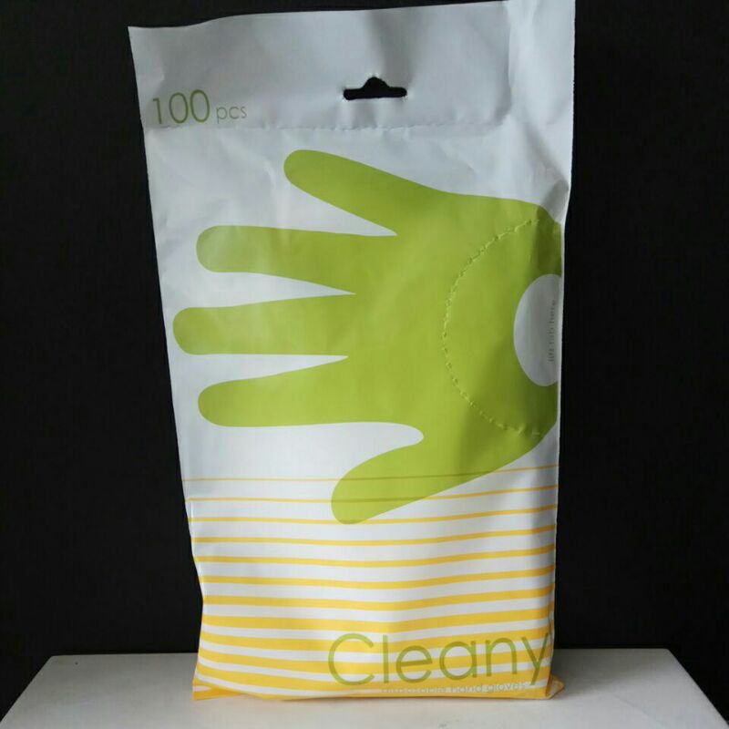 Sarung tangan plastik cleany