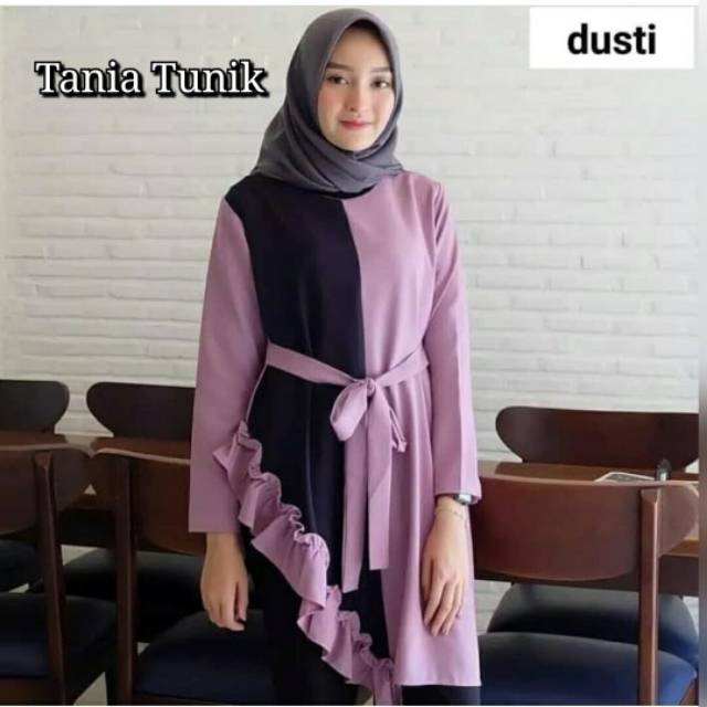 { THABI } HN TANIA TUNIK / TUNIK WANITA / BAJU TUNIK WANITA / ATASAN TUNIK WANITA / KAOS TUNIK WANIT