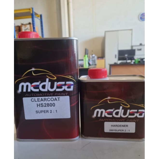 Medusa Clear Coat HS 2800Super 2:1 & Hardener HS 2801Super 2:1