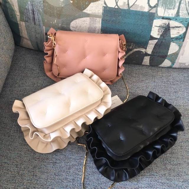 Tas cnk ruffle detail bag