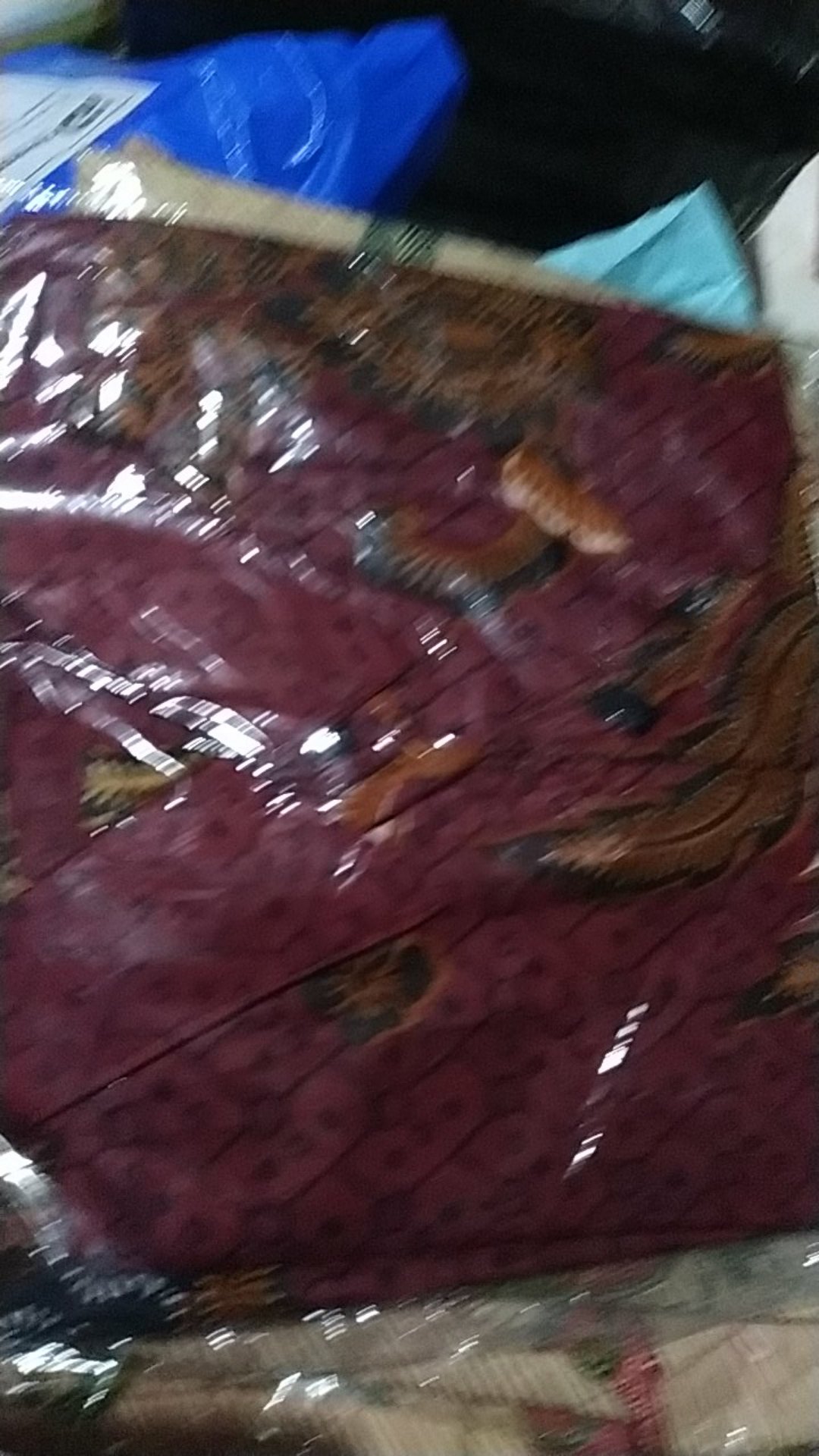 Batik Couple Keluarga Sania Ruffle Ori Ndoro Jowi Dnt Motif Tarantula Merah