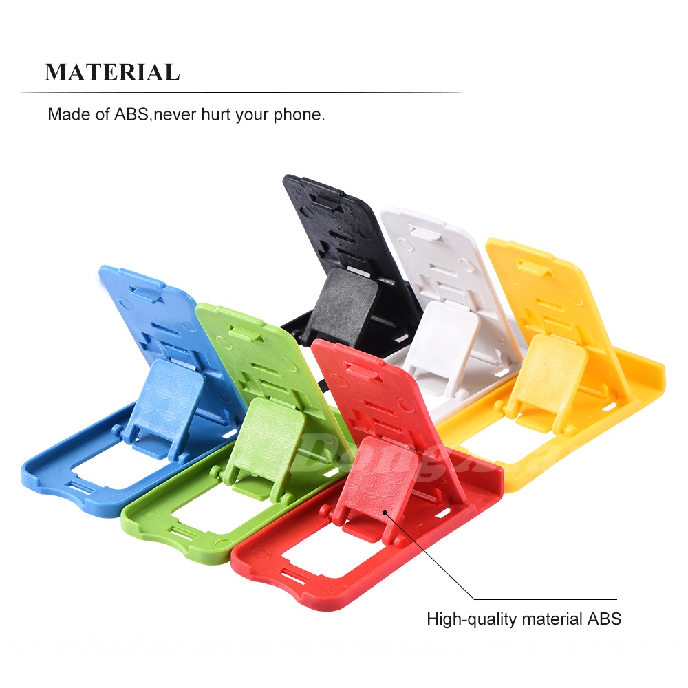 【Color Random】Mini Mobile Phone Holder 3D Portable Adjustable Universal Foldable Phone Stander For All Phones