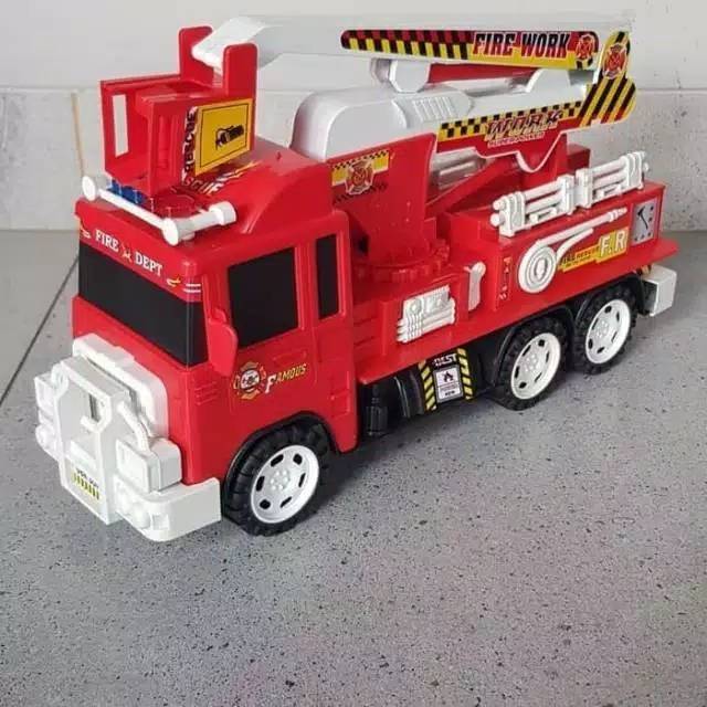 Mainan mobil truck pemadam kebakaran ukuran besar - Mainan edukasi anak