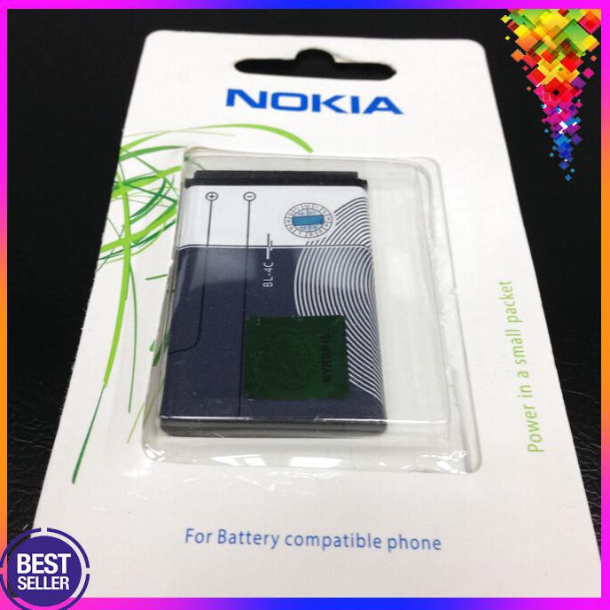 ACC HP MURAH BATERAI NOKIA ORIGINAL BL 4C BL 4C NOKIA 1202,1202,2220 SLIDE,2650,2690,3230 6100,6101