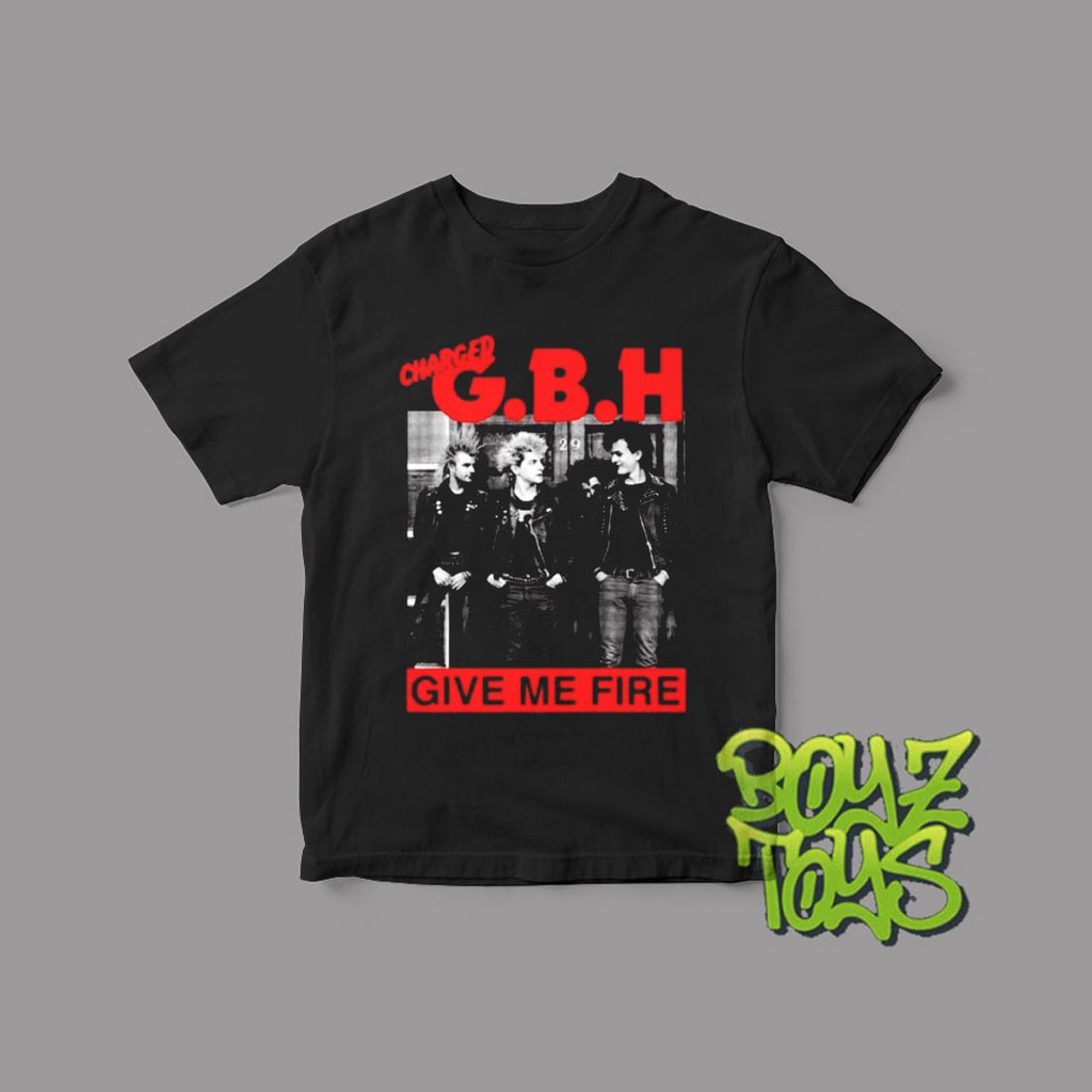 Kaos Anak Music GBH - GIVE  ME FIRE