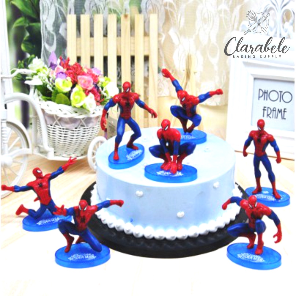 Cake Topper Spiderman Set