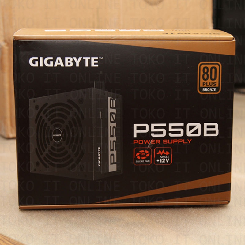 GIGABYTE PSU P550B 80+ BRONZE POWER SUPPLY 550 WATT