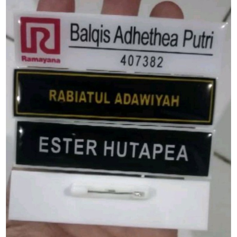 

nametag dada | nametag nama |nametag