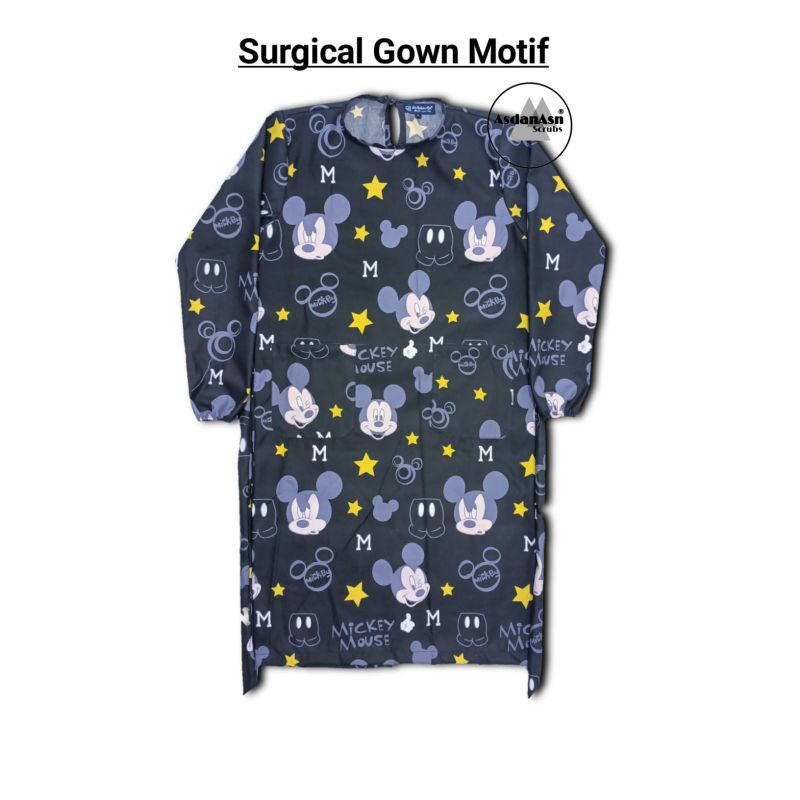 Surgical Gown Motif, Gown Motif, Scrubs motif / APD motif, murah dan lucu