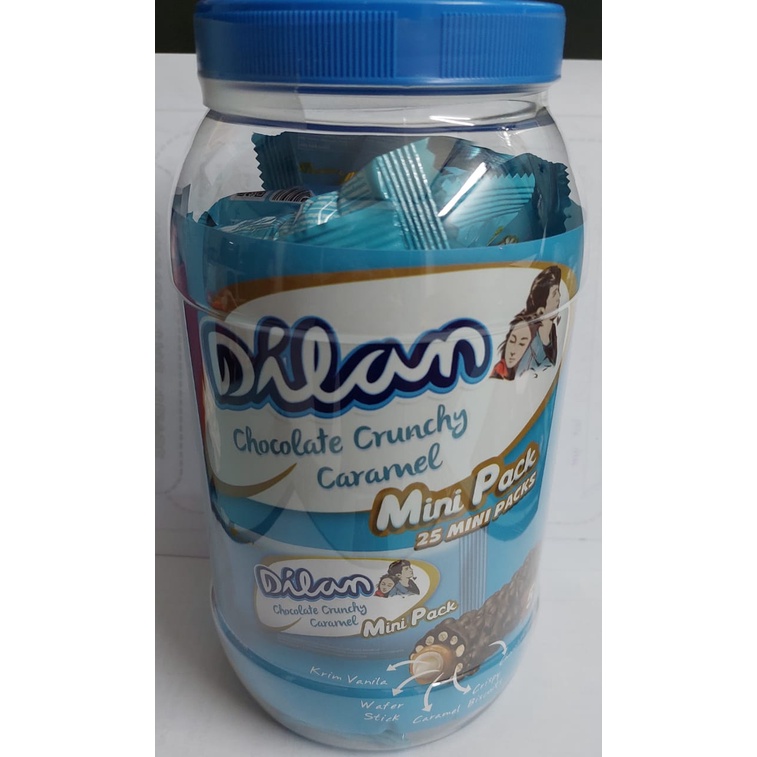 

Dilan Chocolate Crunchy Caramel Toples Isi 25pcs