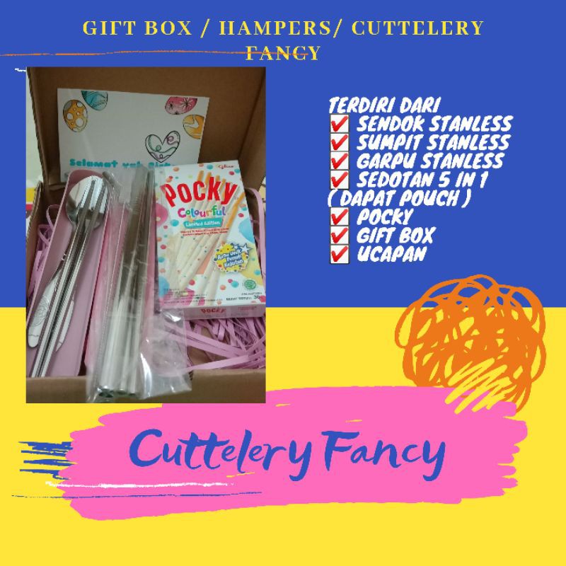 

Hampers Cuttelery Fancy/ Kado Ulang Tahun/ Gift Box