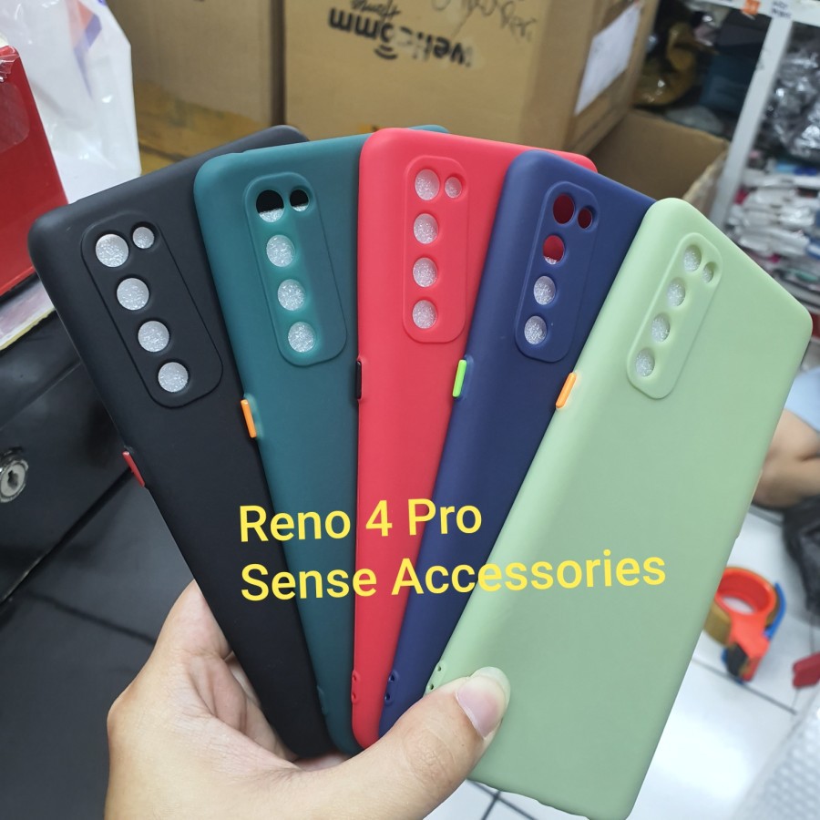 RENO 4 INDO 4F 4 PRO RENO 5 Soft Case Candy Proctector Camera Silicon Warna Premium