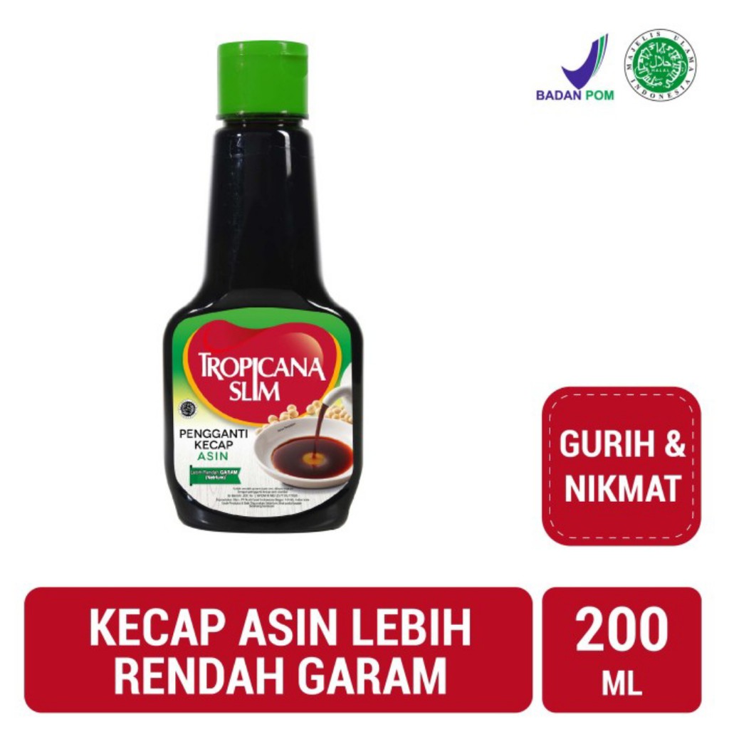 

Tropicana Slim Pengganti Kecap Asin 200 ml