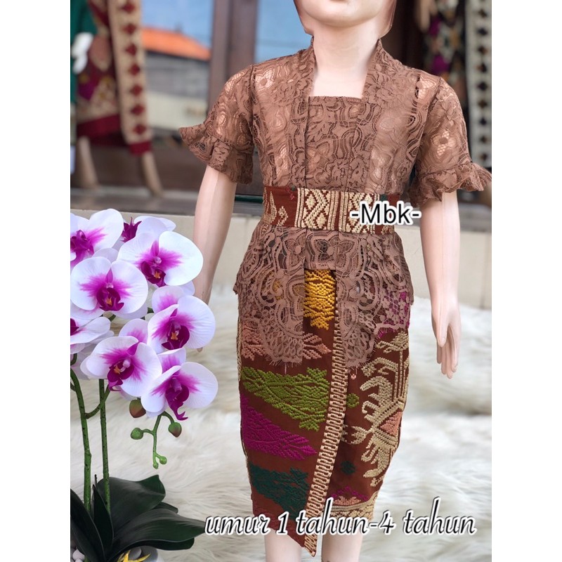 Kebayak brokat anak 3 bulan - 2 tahun