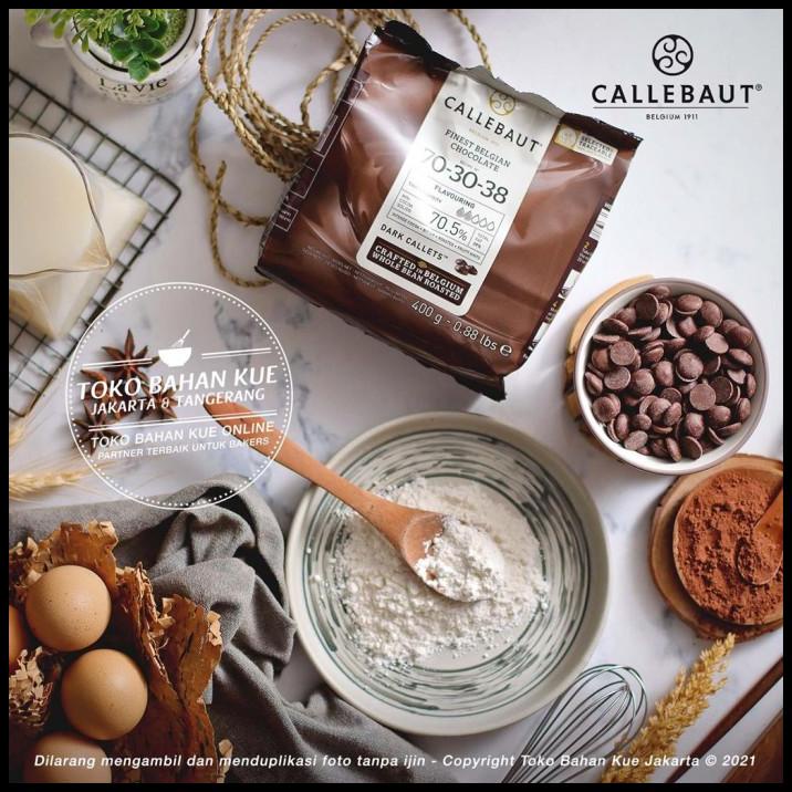

Callebaut Dark Couverture 7030 70,5% Chocolate 400Gr Asli Coklat Noir