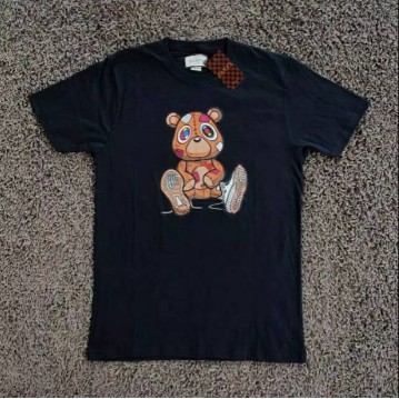 KAOS GUCCI TEDDY BEAR BLACK PARODY TEE PREMIUM HIGH QUALITY HYPEBEAST