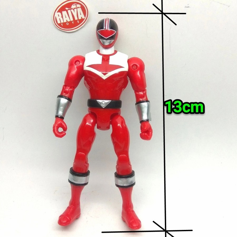 BANDAI POWER RANGERS TIME FORCE RED RANGER MERAH LUS ORI bukan megaforce rhs shf