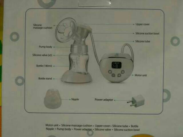 BREASTPUMP ELEKTRIK LITTLE GIANT / GEMINI RECHARGEABLE BRESTPUMP LITTLEGIANT