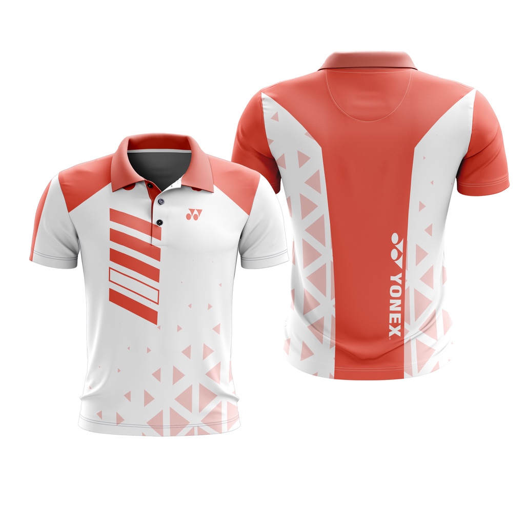 Baju Kaos Jersey Women Badminton Polo Free Custom Name + Nomor Full Printing Dewasa Pria Wanita 05