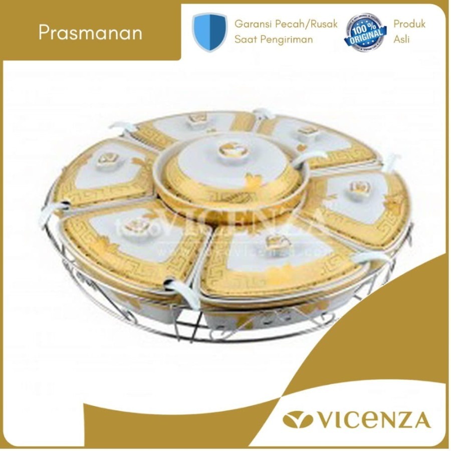 VICENZA Wadah Saji Prasmanan Paket Besar / Big Set Vicenza B412 B 412